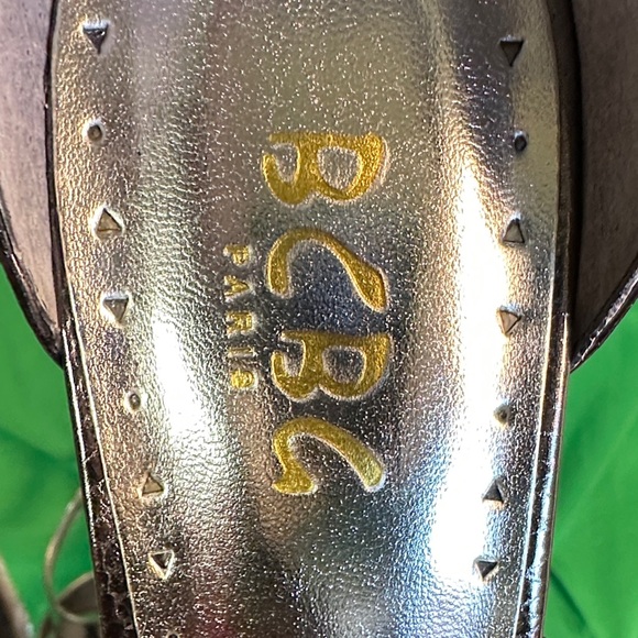 BCBG Metallic Black Cutout Heels - Picture 5 of 5